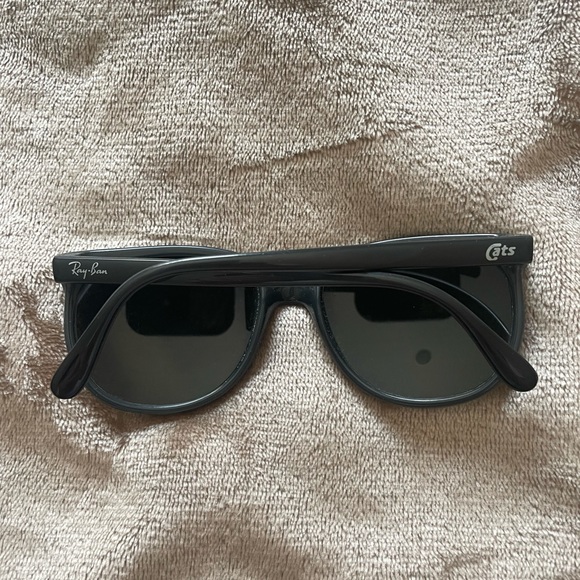 Vintage Ray Ban Wayfarers Black Unisex - Picture 3 of 6